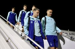 Динамівці прибули до Баку на матч із «Карабахом»