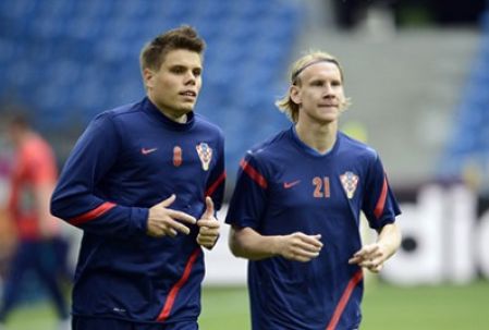 VIDA and VUKOJEVIC getting ready for friendly against Mali in Osijek