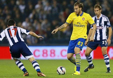 WBA with Goran Popov suffer defeat against Arsenal