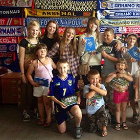 Children visit Dynamo
