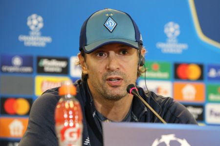 CL. Dynamo – RB Salzburg: pre-match press conference of Oleksandr Shovkovskyi