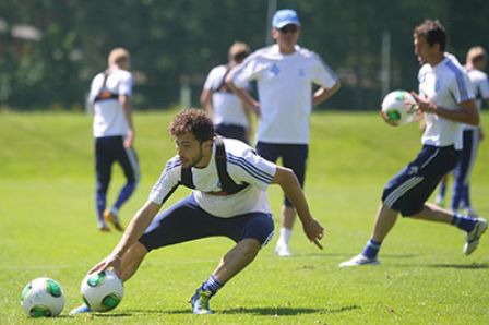 Dynamo second day in Austria: weather favors work