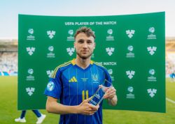 Владислав Ванат - гравець матчу проти Фінляндії на Євро-2025 (U21)