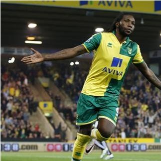 Mbokani’s brace hands Norwich victory against Watford