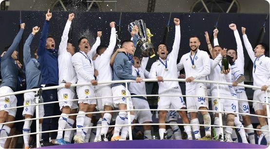 «Біло-сині» завойовують дев'ятий в історії Суперкубок України та 64-й трофей за всю історію клубу.