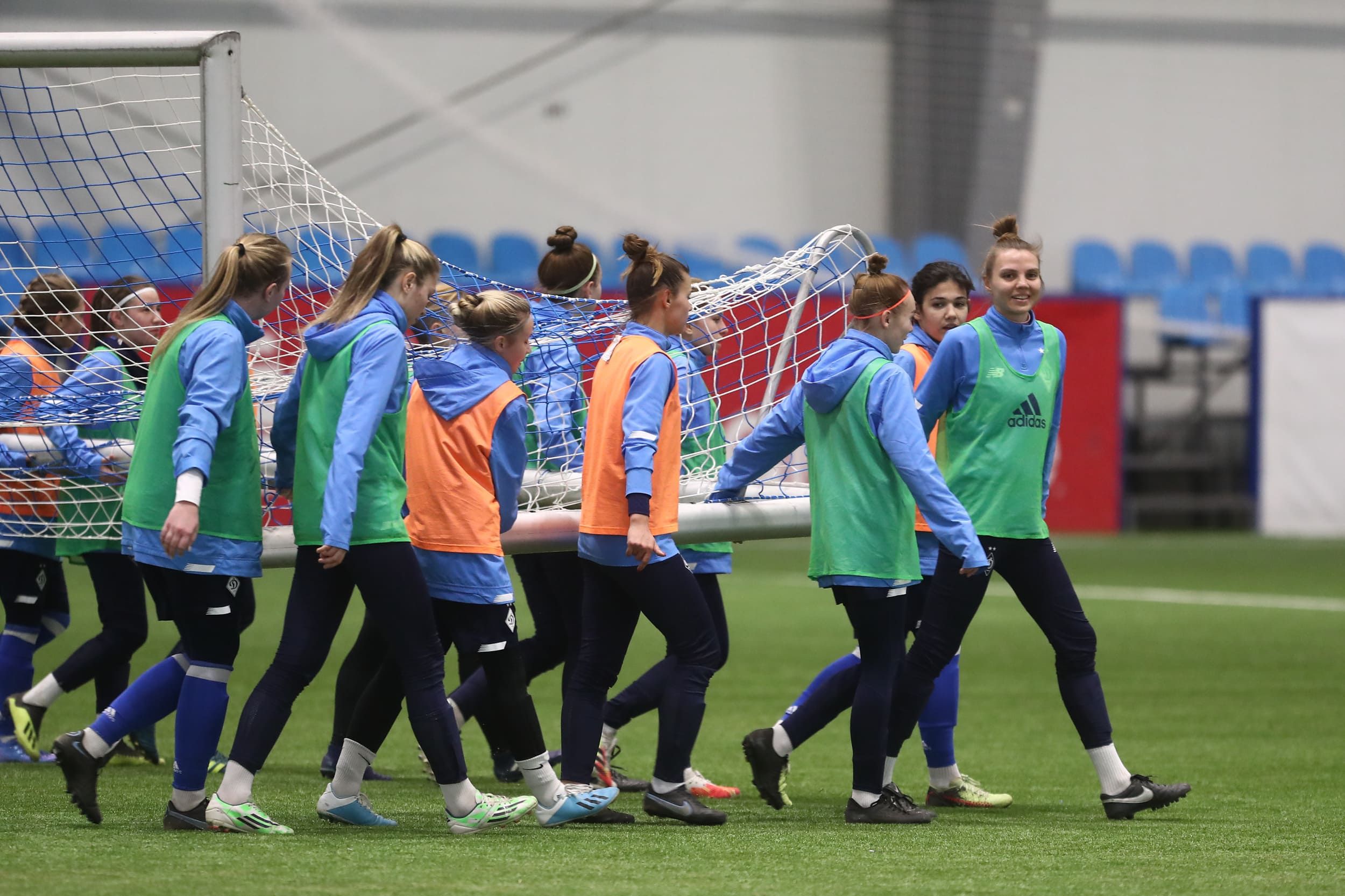 Жіноча команда «Динамо» продовжує підготовку до відновлення сезону