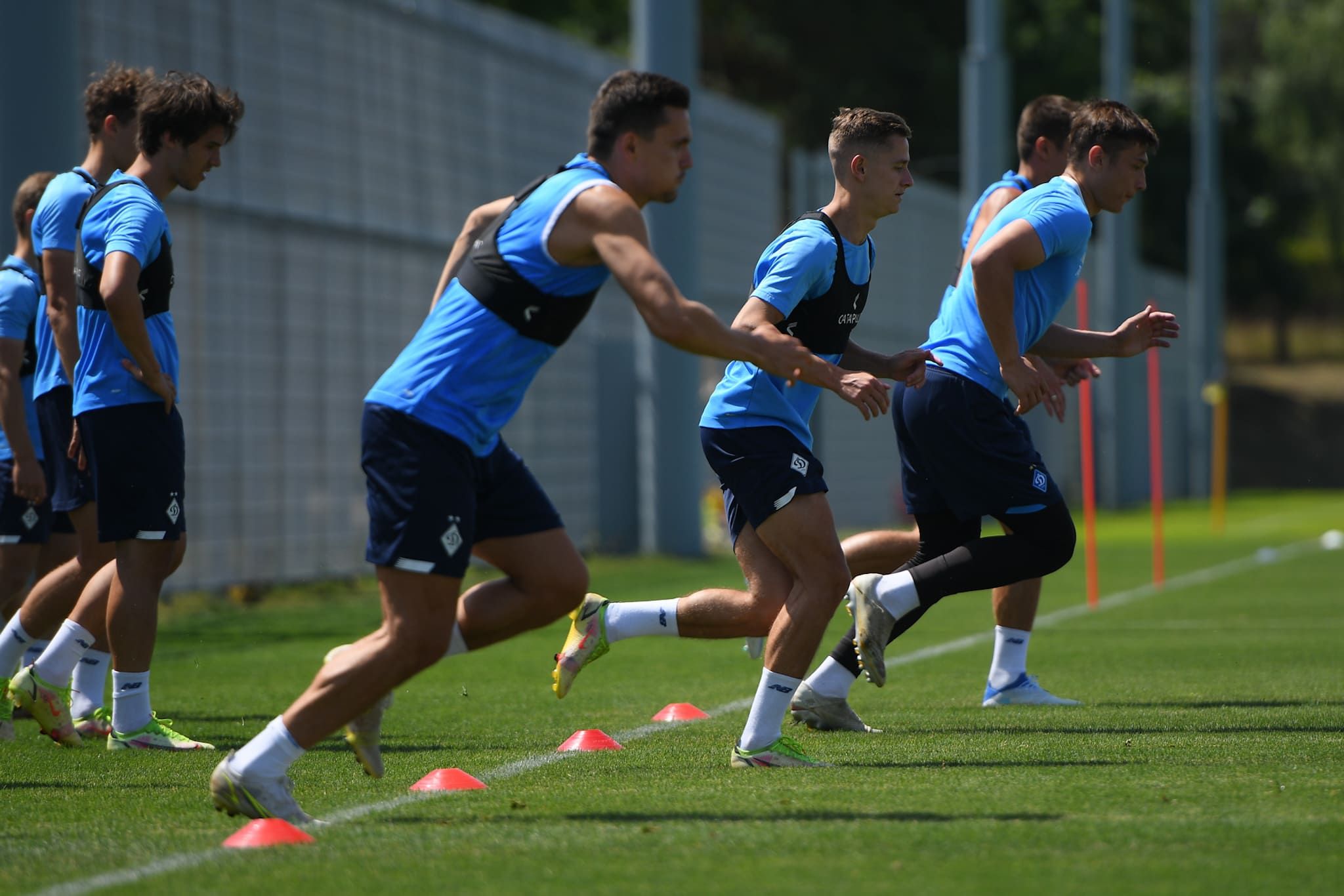 Working at club training ground: preparations for new season under way
