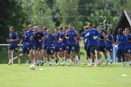 Dynamo in Austria: training on the day of the match against Al Hilal