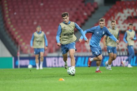 Dynamo held a training session at Samsunspor’s stadium
