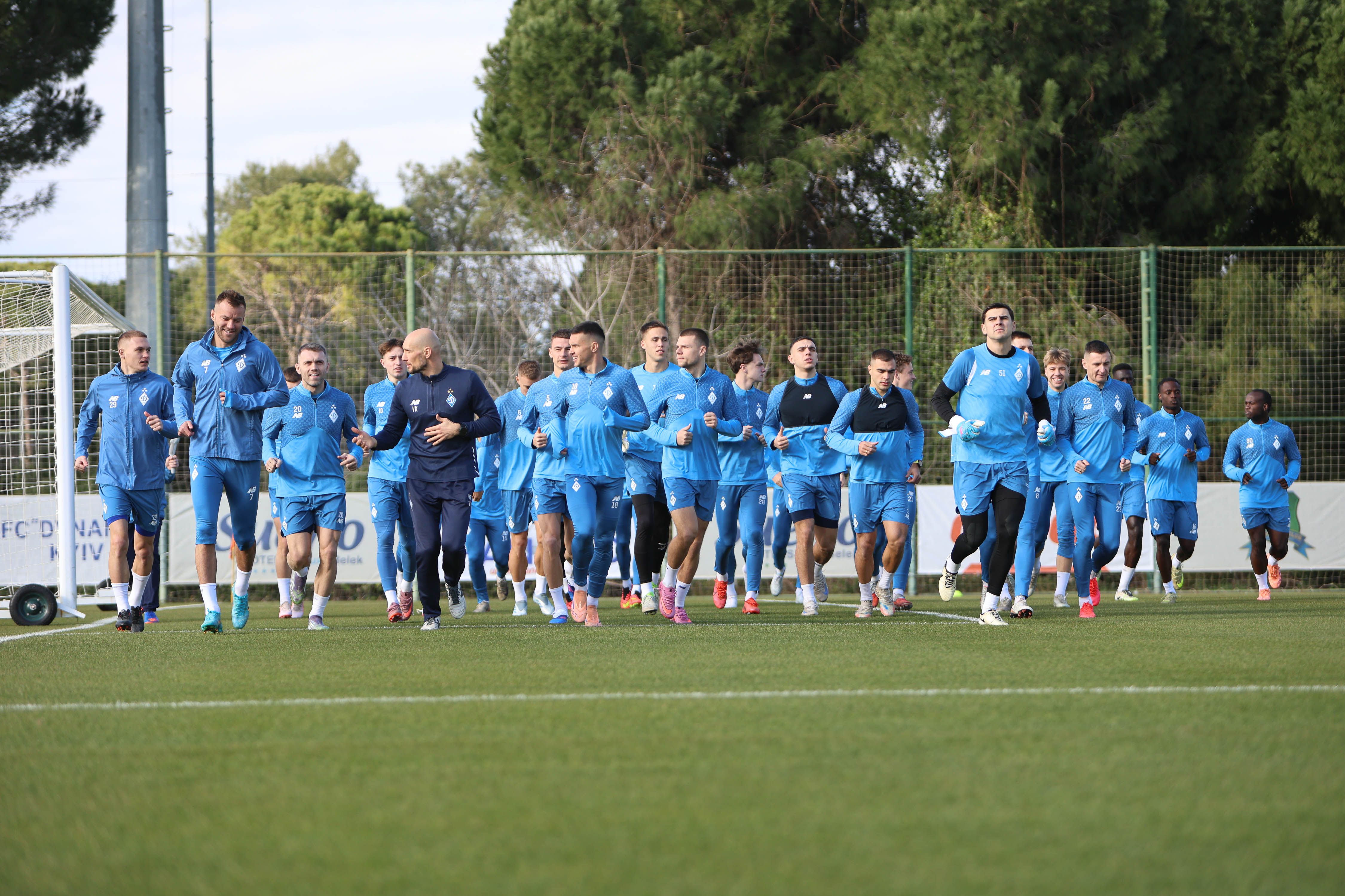 Зимові збори «Динамо»: перший тренувальний день нового року