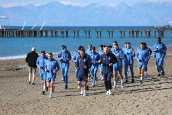 Зимові збори «Динамо»: тренування на піску