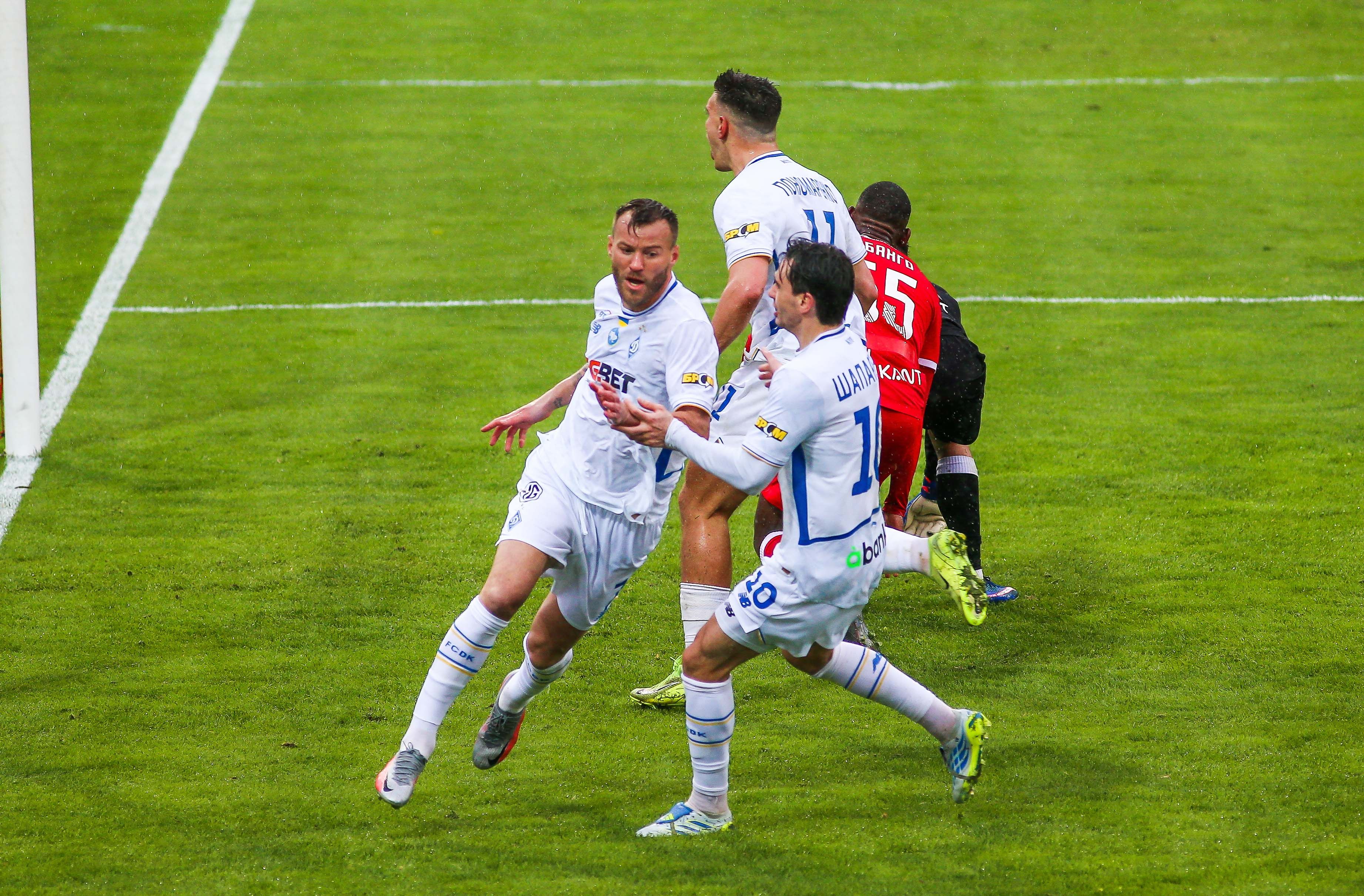 Redushko and Yarmolenko goals nominated for Best goal of April