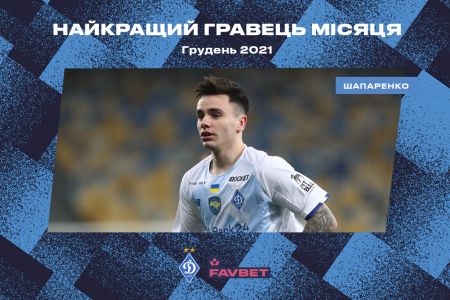Mykola Shaparenko – Dynamo best player in December