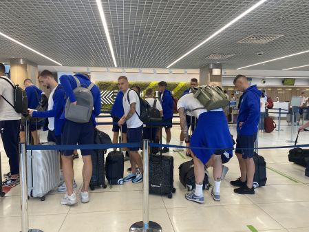 Dynamo arrive in Istanbul: 25 players on board