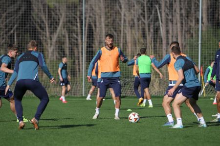 Winter training camp. Intense preparations for last euro cups game