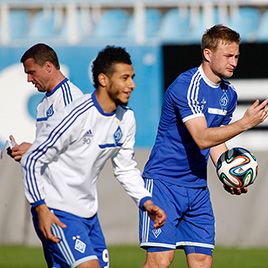 Preparation for Ukrainian Cup final at Dynamo Stadium