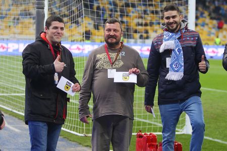 “Football bowling from KLO” at Dynamo match against Olimpik