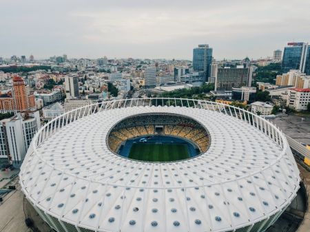 Match against Kolos at the NSC Olimpiyskyi