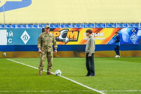 Перед матчем із «Зорею» «Динамо» провело спеціальні заходи на підтримку військових