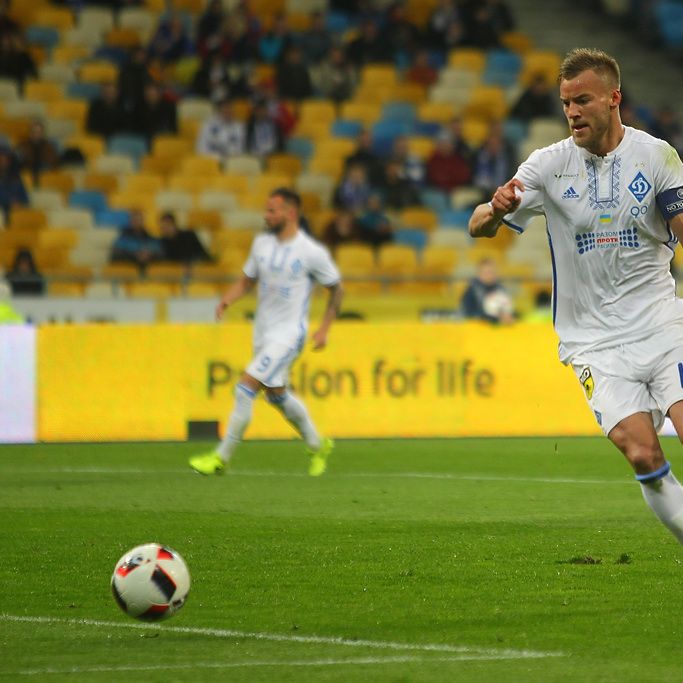 Andriy YARMOLENKO on the game against Olimpik