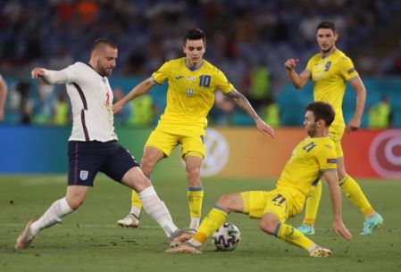 Seven Dynamo players feature for Ukraine against England in Euro-2020 quarterfinal