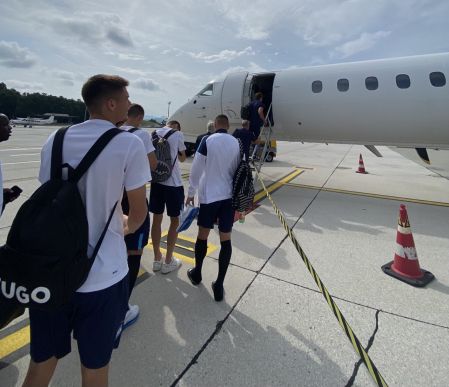 Dynamo arrive in Switzerland to face Young Boys