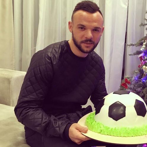 Football present for Mykola MOROZIUK