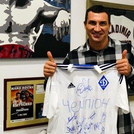 Dynamo support Volodymyr Klychko