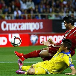 Ukraine with four Kyivans suffer narrow defeat against Spain in Seville