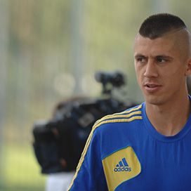 Yevhen KHACHERIDI: “We are preparing for the game against England in good mood”