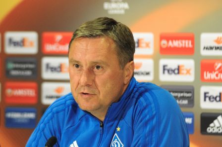 Press conference of Olexandr Khatskevych after the game against Young Boys