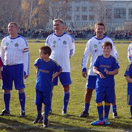 Dynamo pro veterans at football feast in Volochysk