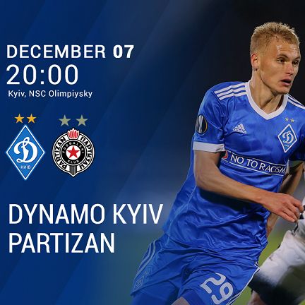 Europa League. Matchday 6. Dynamo – Partizan. Preview