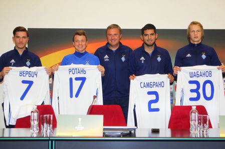 Newcomers presentation and press conference of Olexandr Khatskevych