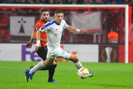 Vitaliy MYKOLENKO on the Europa League debut