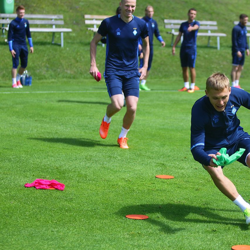 Dynamo in Austria. Fifth day. Intense morning training session before the first friendly