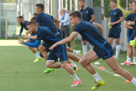 Dynamo getting ready for the game against Chornomorets (VIDEO)