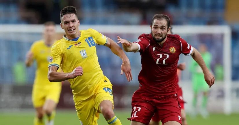 Олександр Тимчик став найкращим гравцем матчу Вірменія – Україна