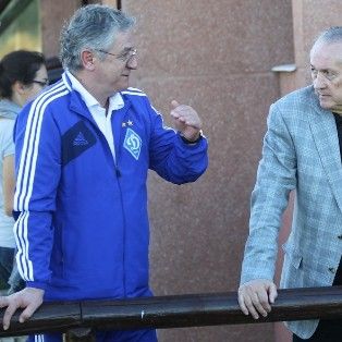 The manager of Ukraine national team has visited the match of Dynamo in Marbella