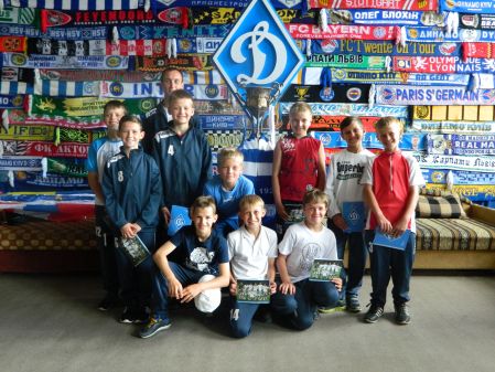 Excursion at Dynamo Stadium for young champions