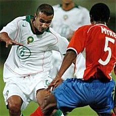 El Kaddouri plays for Morocco as they drown Namibia