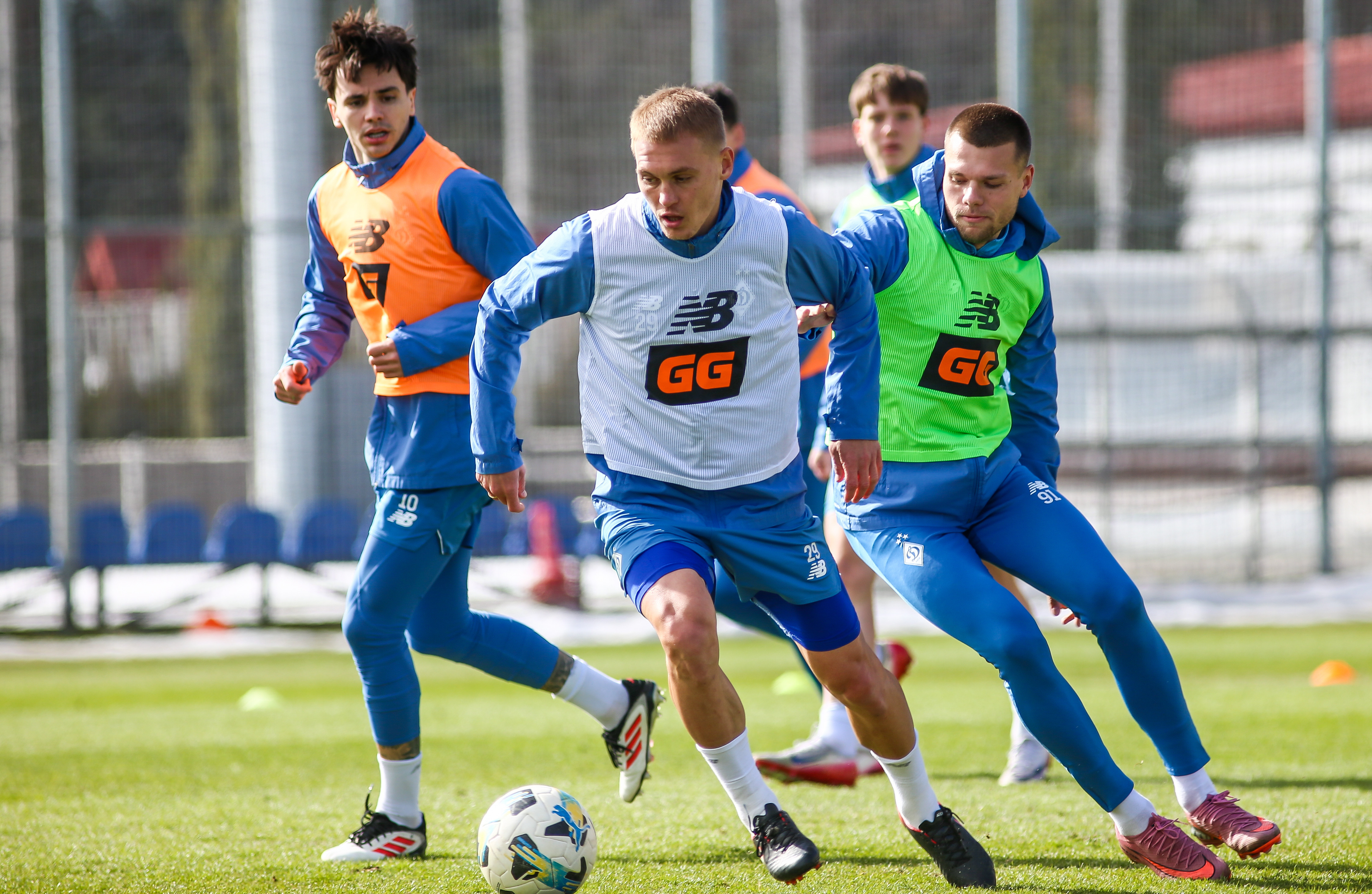 Preparation for the match against Polissya