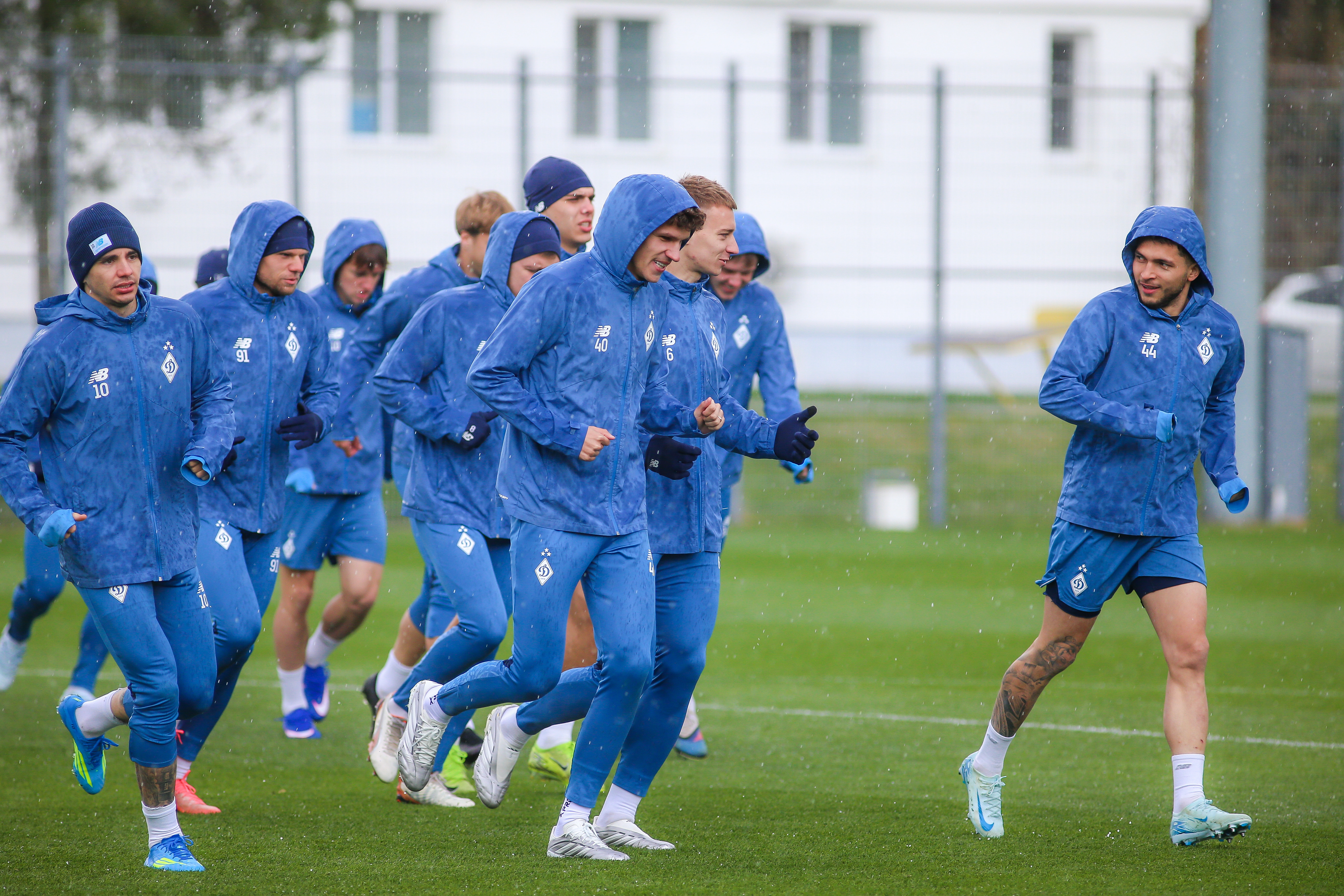 Dynamo preparing for the match against Metalist 1925