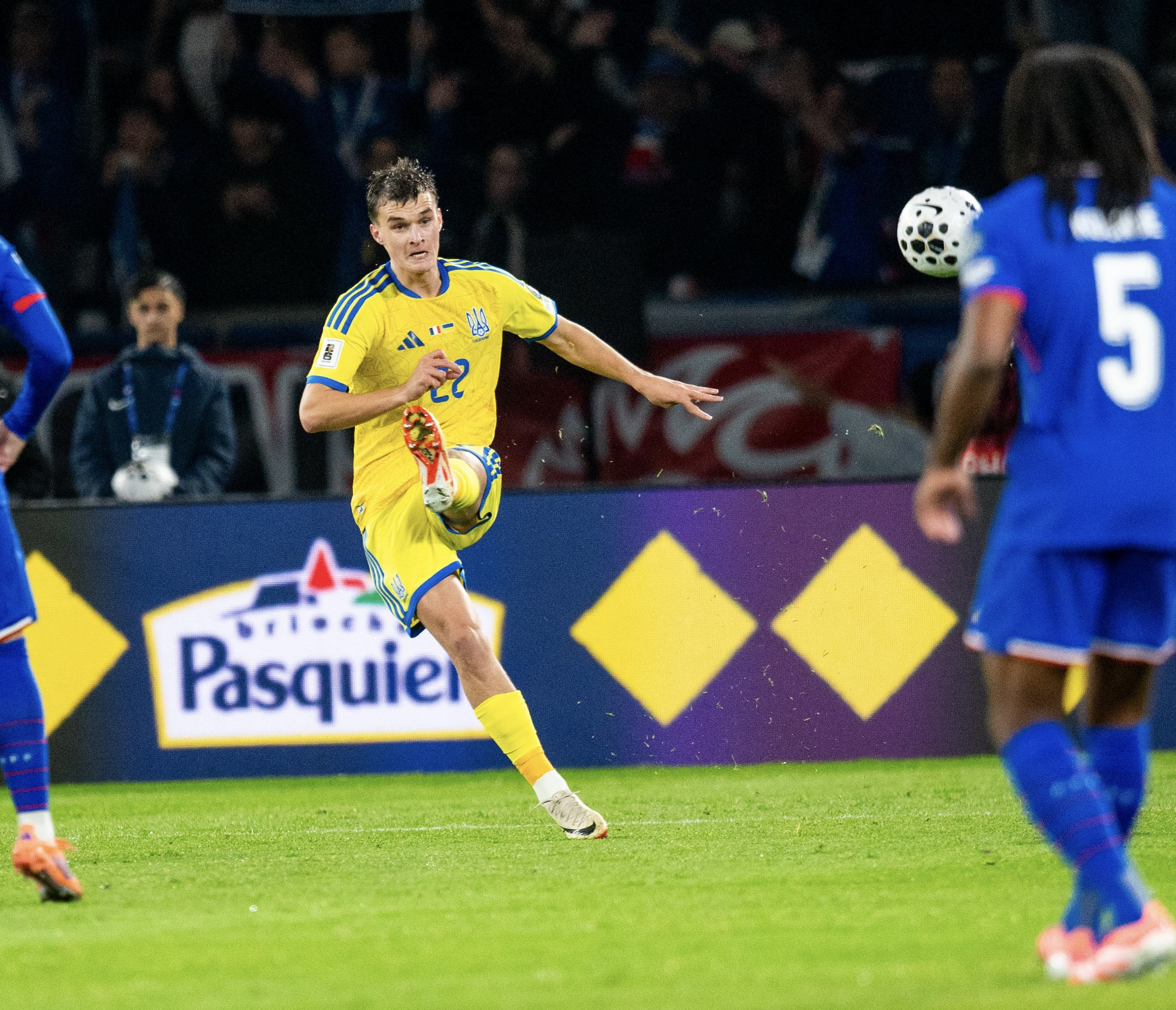Taras Mykhavko made his debut for the Ukrainian national team