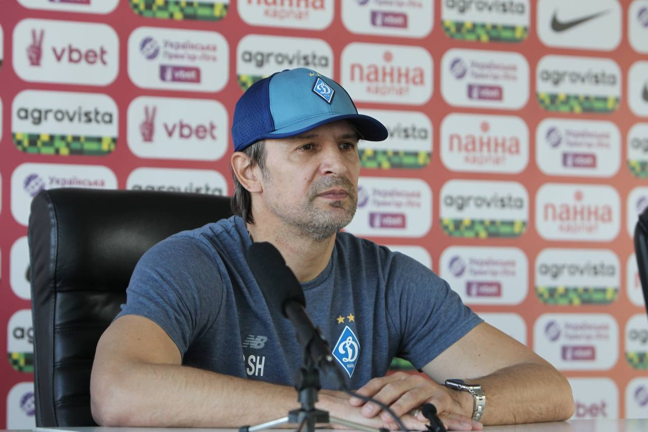 UPL. Inhulets – Dynamo – 0:4: press conference of Oleksandr Shovkovskyi
