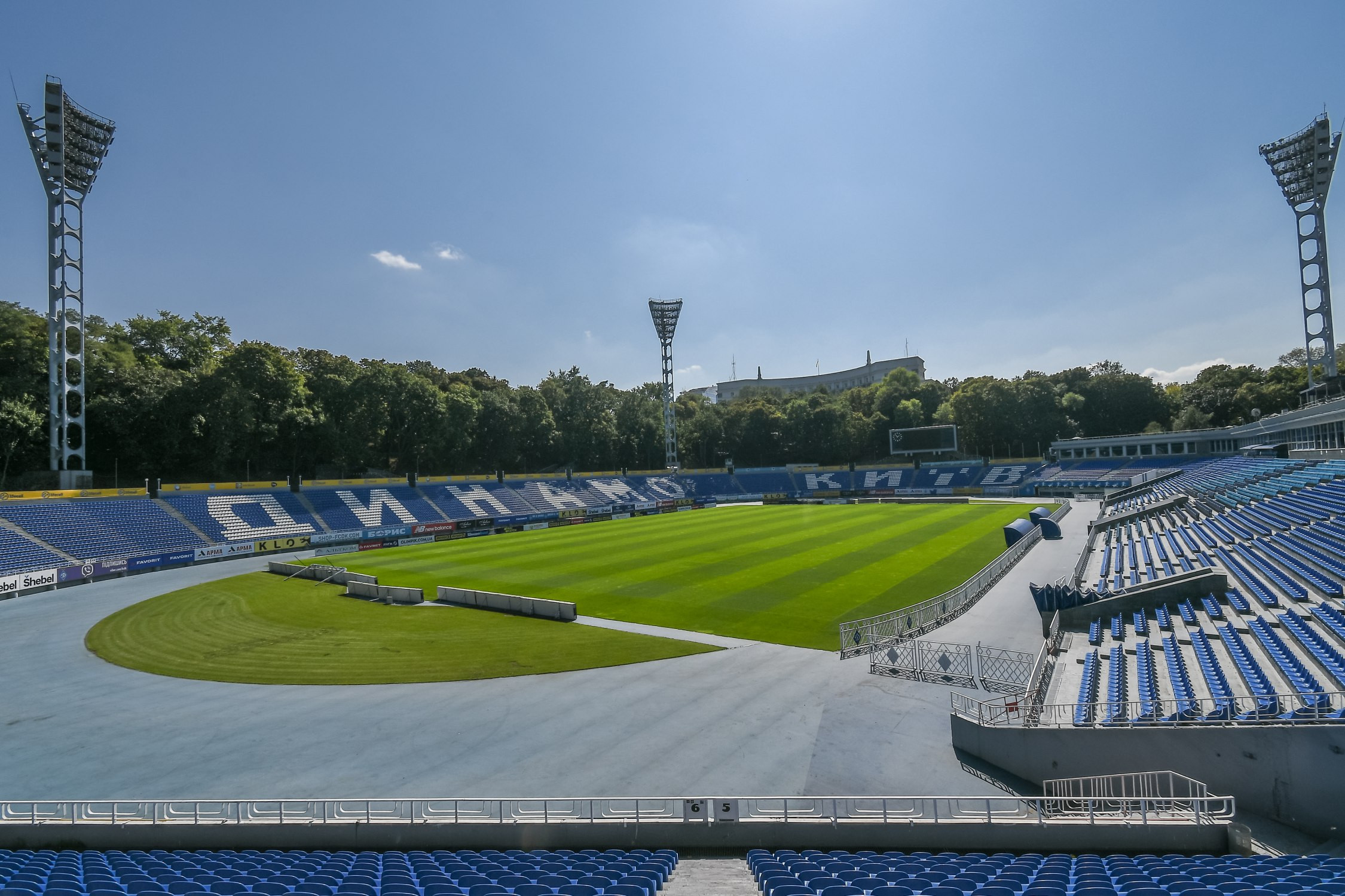 Dynamo - Inhulets on Lobanovskyi stadium