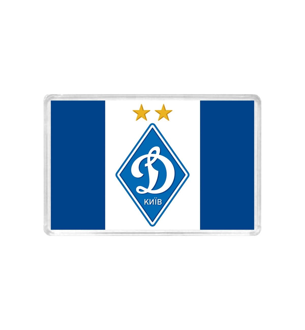 Magnet "Logo", white/blue