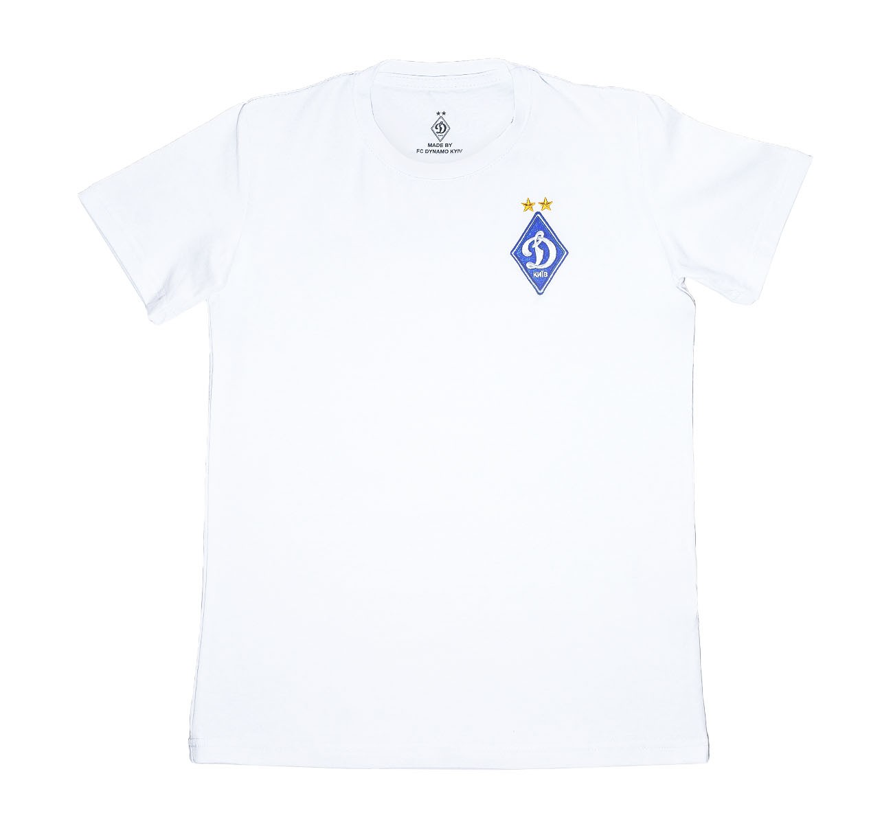 Белая детская футболка "Динамо Киев Лого"