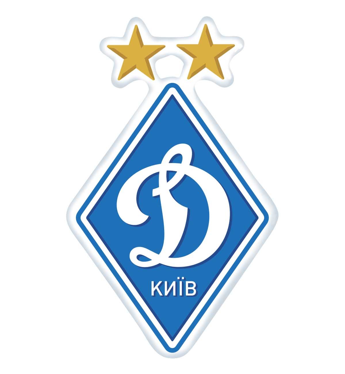 FC "Dynamo" Kyiv sticker on the car