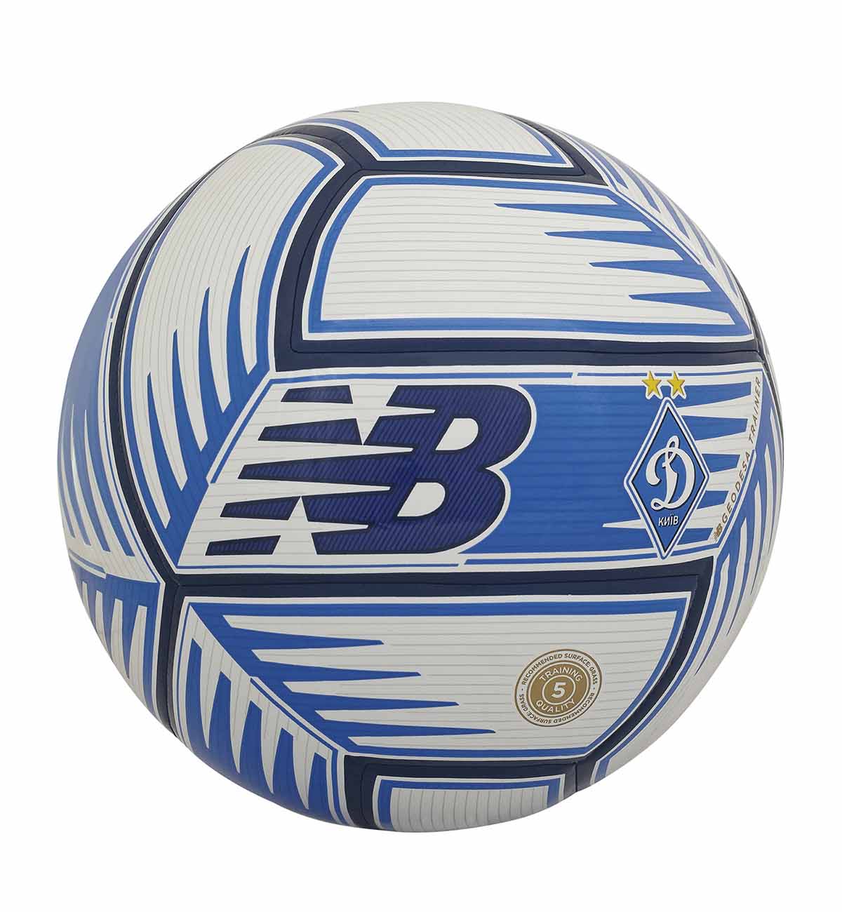 М’яч "FCDK", біло-синій (Розмір 4)